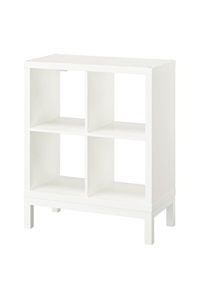 IKEA açık raf ünitesi, beyaz-beyaz, 77x94 cm