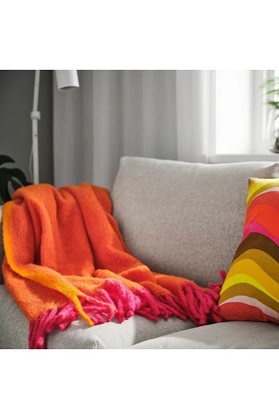 IKEA Orange - Shiny Pebe 130 X 170 Tv Blanket