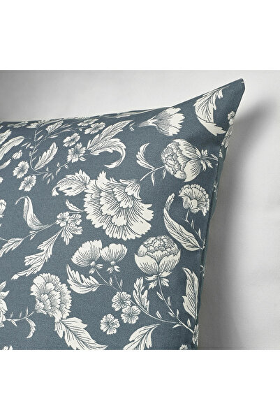 IKEA IDALINNEA 50x50 cm Dark Grey-Blue Throw Pillow Cover