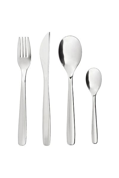 IKEA Mopsıg 4-Person Fork Spoon Knife Set Set 16 Pieces Stainless Steel