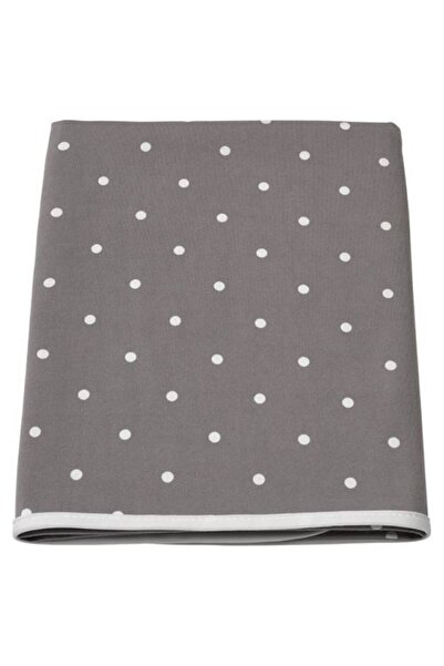 IKEA Bebek Alt Değiştirme Pedi, Gri-noktalı Model 90x70 Cm %100 Pamuk