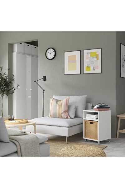 IKEA komodin, beyaz, 37x37 cm