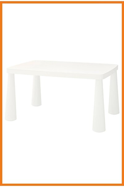 Alony Home Mammut Çocuk Masası Zararsız Plastik 4.5 Kg 77 X 55 Cm Beyaz