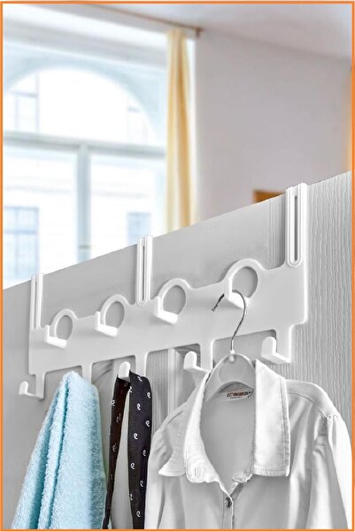 EZMK EV GEREÇLERİ Kapı Arkası Askılığı Beyaz