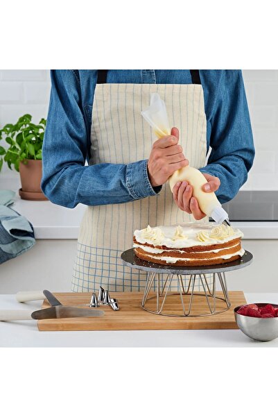 IKEA 7 Parça Krema Torbası Seti İkea 6 Adet Şekilli Başlıklı Krema Sıkma Torbası Silikon