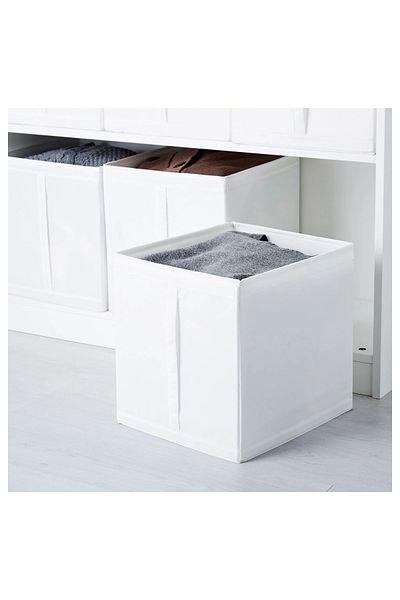 IKEA SKUBB box set, white, 31x34x33 cm, 3 pieces