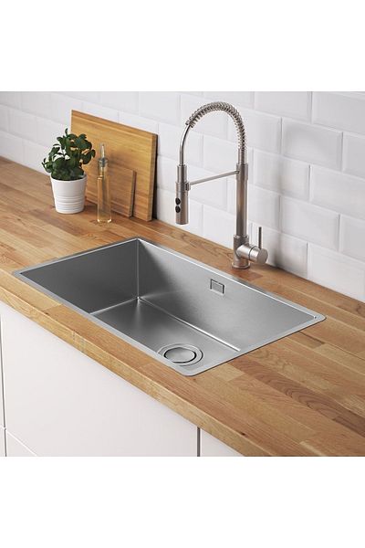 IKEA Lillviken Stainless Steel Sink Stopper Cover