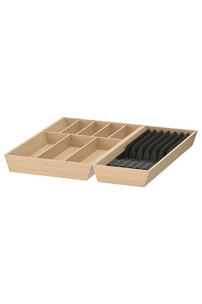 IKEA Συρταριέρα Bamboo-Anthracite-White 52x50 cm