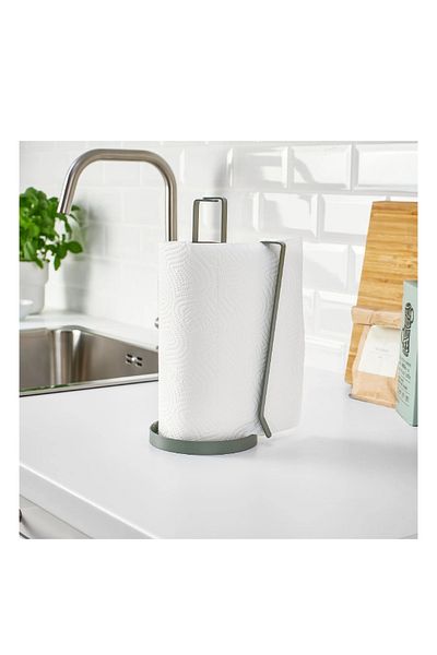 IKEA Smatunga Paper Towel Holder, Gray-Green, 28 cm Shelf Hanging Towel Holder