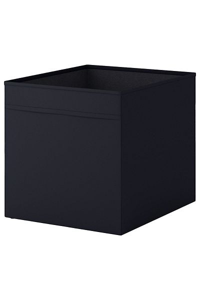 IKEA Drena Box, black, Decorative Box, 33x38x33 cm Multi-Purpose Organizer Box