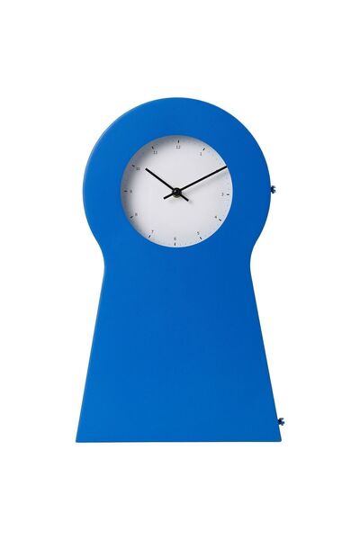 IKEA PS 1995 duvar saati, mavi, 48 cm