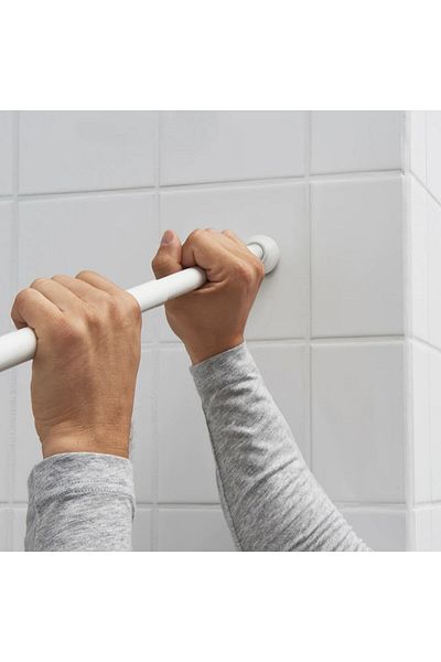 IKEA Botaren 120-200 cm Ρυθμιζόμενη κουρτινόξυλο ντους Δεν απαιτείται βιδωτή τοποθέτηση