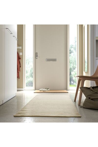 IKEA halı, bej, 80x200 cm