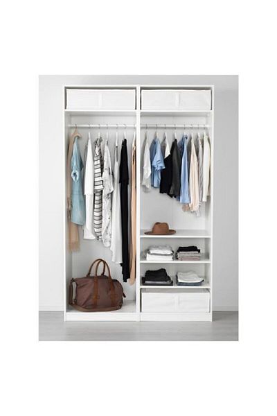 IKEA 65X53X19 cm White Foldable Storage Box - Storage Size, Classic Organization