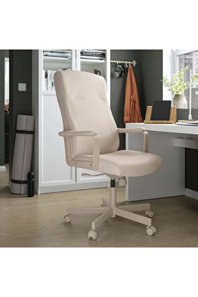 IKEA DÖNEN murum bej çalışma sandalyesi