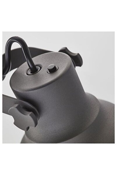 IKEA Hektar Çalışma Lambası, Koyu Gri, Kablosuz, Şarjlı