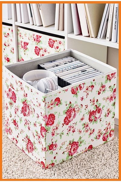 Alony Home Dröna Box 33 X 38 X 33 Cm Floral Pattern