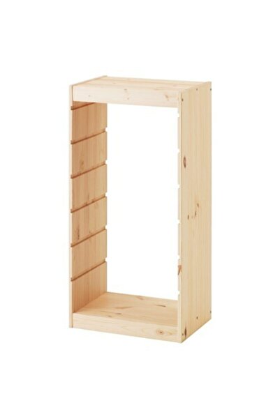 IKEA Trofast Iskelet Oyuncak Rafı, Çam, 44x30x91 Cm