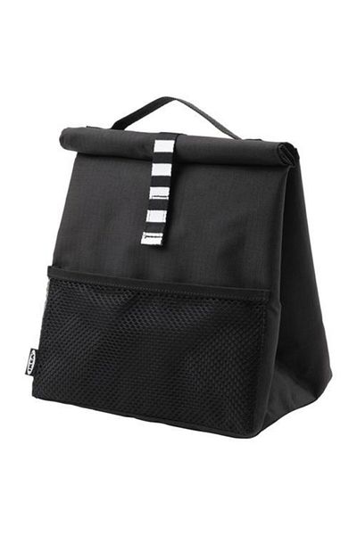 IKEA Black Lunch Bag - 22X17X35 Cm, Hangable, Max.5 kg