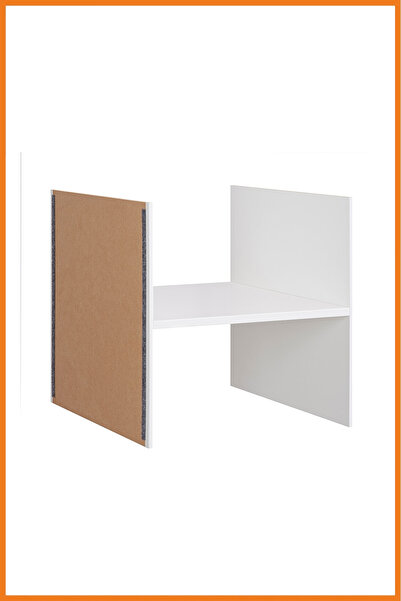 Alony Home Bibliotecă MDF albă - Separator de rafturi, în interiorul dulapulu...