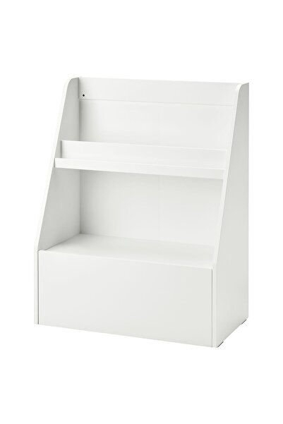 IKEA çocuk kitaplığı, beyaz, 80x43x101 cm
