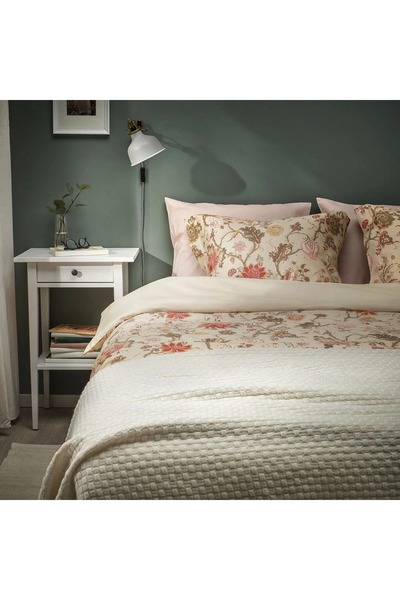 IKEA Nasselklocka Double Duvet Cover Set, 240X220/50X60 cm