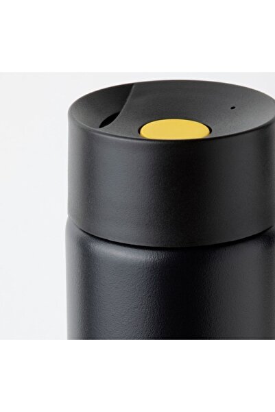 IKEA Undersöka Stainless Steel Thermos, 0.4 Liter - Black