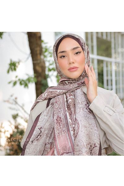 diorel Imported Ethnic Pattern Indian Silk Shawl