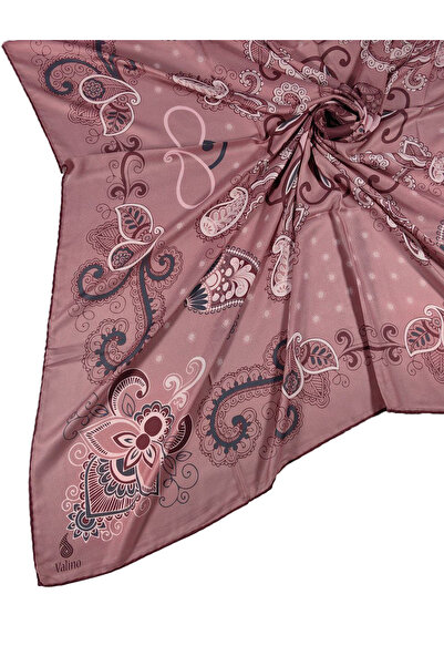 mim eşarp وشاح كريب مصري منقوش عرقي - أليز 140x140 سم