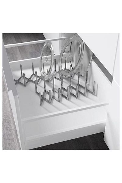 IKEA Καπάκι Κατσαρόλας Organizer 14x10 cm Πτυσσόμενο ντουλάπι Organizer