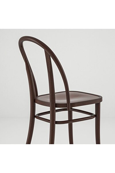 IKEA ahşap sandalye, koyu kahve