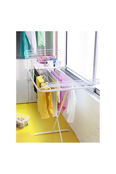 IKEA Mulıg Beyaz Çamaşır Kurutma Askılığı 173x57x103 Cm