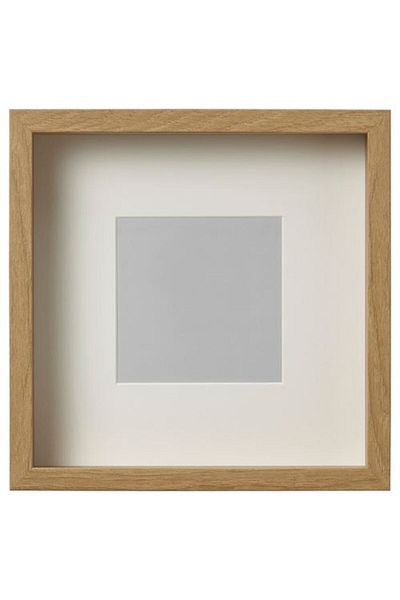 IKEA Wooden Frame, Oak Look, 25X25 cm
