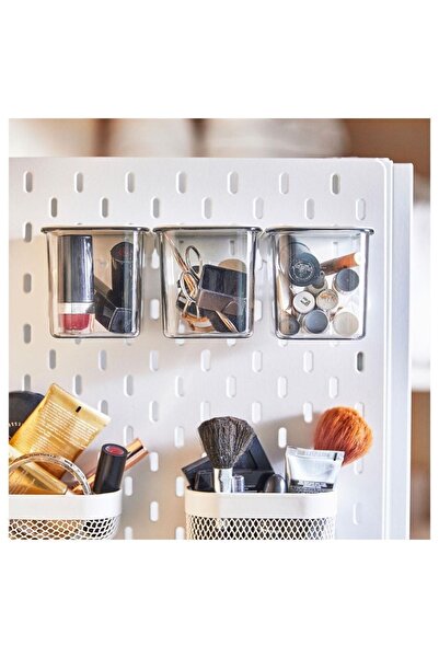 IKEA Skadıs Çok Amaçlı Pano Parçası - Kapaklı Kutu - 3 Adet