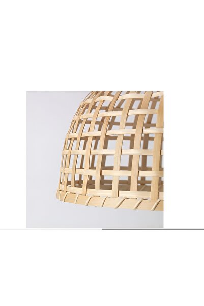 IKEA GOTTORP sarkıt lamba abajur başlığı, bambu, 55x37 cm