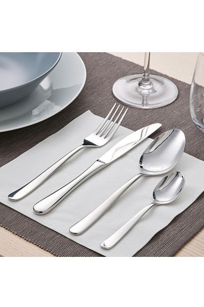 IKEA Martorp Cutlery Set, Stainless Steel, 30 Pieces