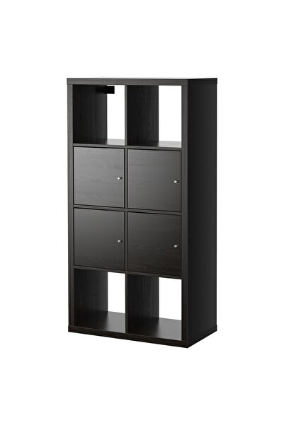 IKEA açık raf ünitesi, venge, 77x147 cm, kapaklı