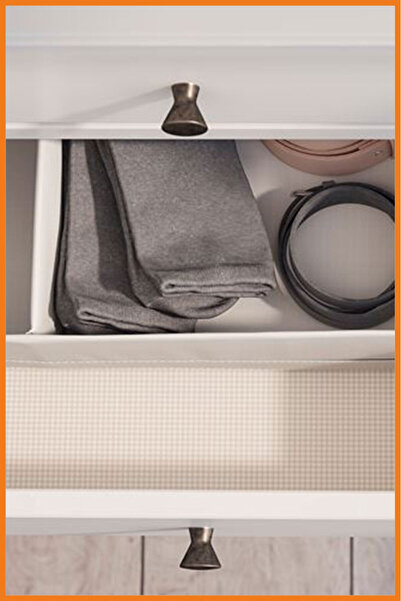 Alony Home Şifonyer Ayaklı 4 Çekmeceli Yatak Odası Sağlam Saklama Alanı 118x50x104 cm Beyaz