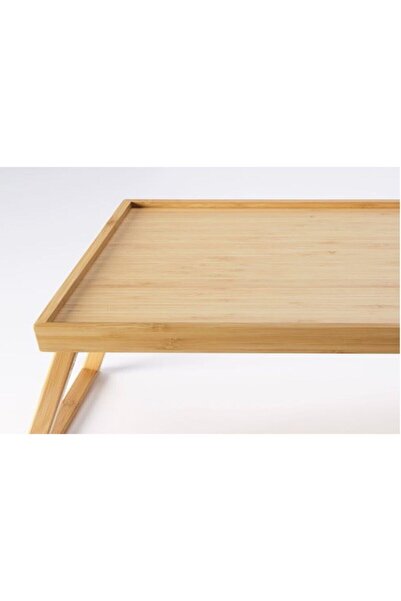 IKEA Ahşap Bambu Resgods Yatak Tepsisi