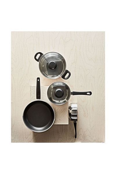 IKEA Annons Cookware Set, Glass-stainless Steel