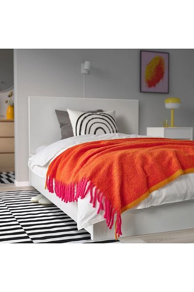 IKEA Orange - Shiny Pebe 130 X 170 Tv Blanket