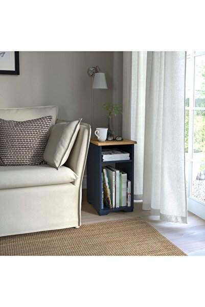 IKEA Skruvby Mavi-siyah 40x32 Cm Yan Sehpa