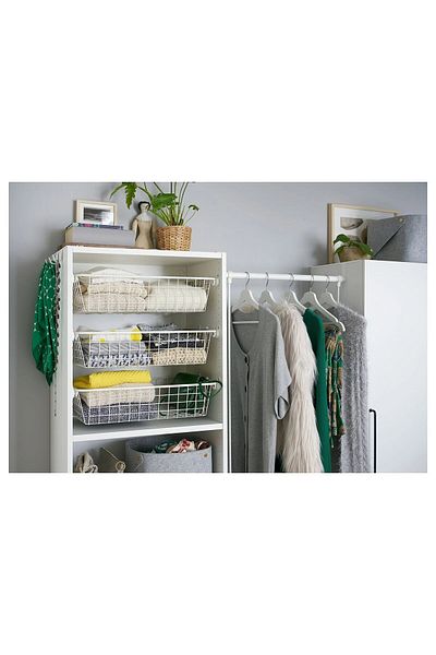 IKEA 8 Pcs Bumerang Hanger White Wood Suit Dress Clothes Hanger