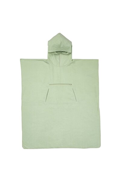 IKEA Microfiber hooded bathing poncho, yoga poncho, light green, 110 cm