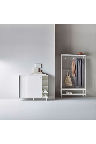 IKEA Mackapar Ayakkabı Dolabı, Beyaz, 80x102 Cm