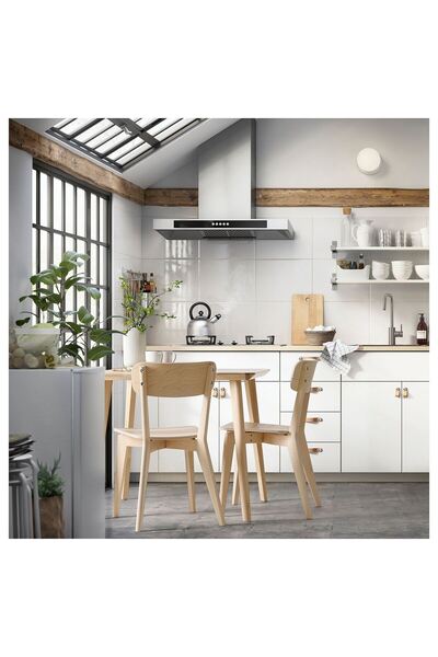 IKEA Mutfak masası, dişbudak kaplama, 2 kişilik, 88x78 cm