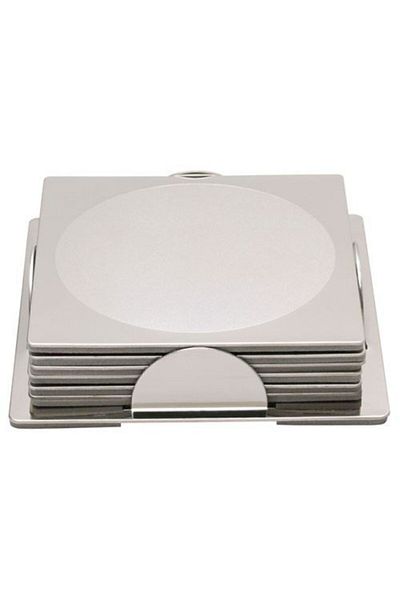 IKEA Groggy Coaster, Stainless Steel, 6 Pieces