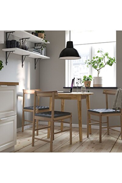 IKEA NACKANÄS Döşemeli masif ahşap sandalye Kentsoylu70518061