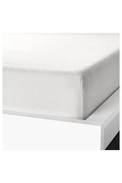 IKEA Nordruta Double Elastic Sheet, White