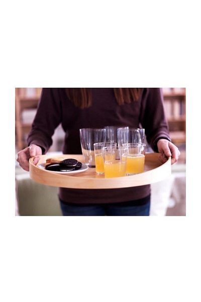 IKEA Scale Tray? - 44 Cm Diameter - Solid Wooden Serving Tray